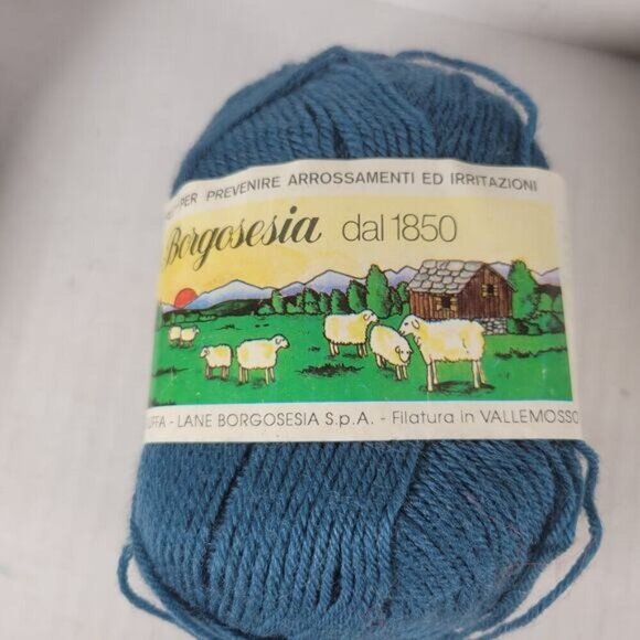 3 Skeins Lane Borgosesia Hilton Discontinued Wool Sport Weight Yarn - Picture 2 of 3